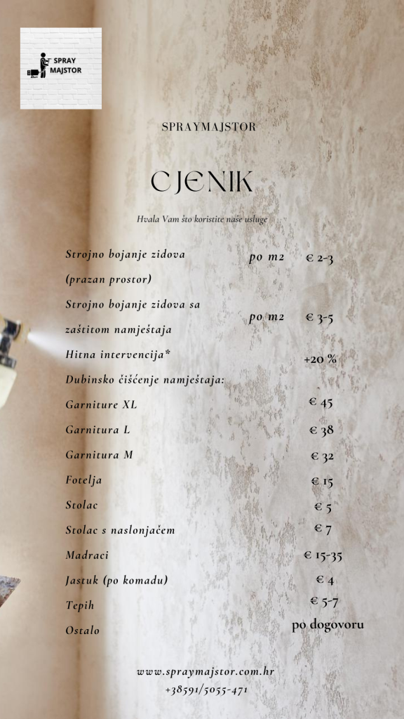 spraymajstor cjenik